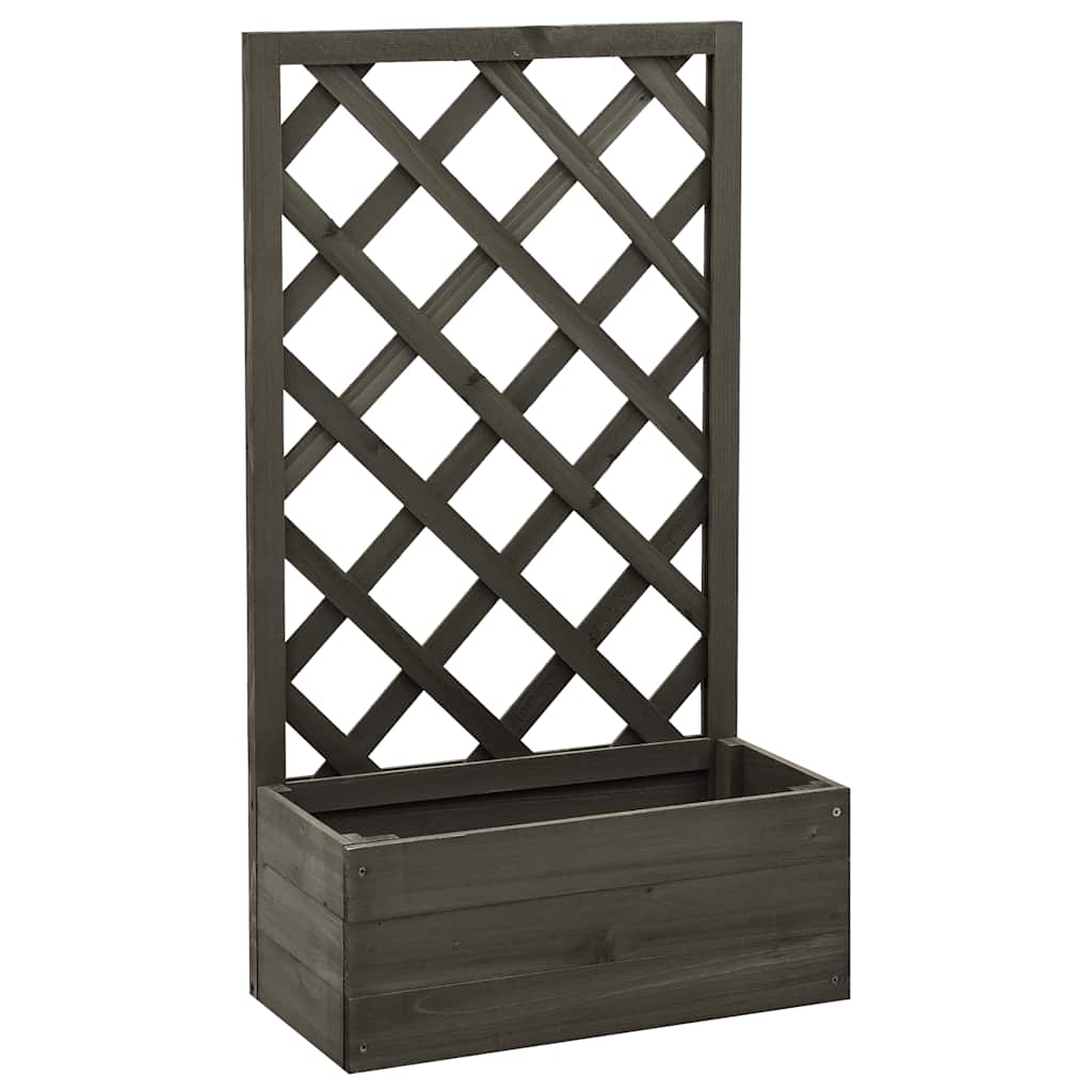 Garden Trellis Planter 50X25X90 Cm Solid Firwood