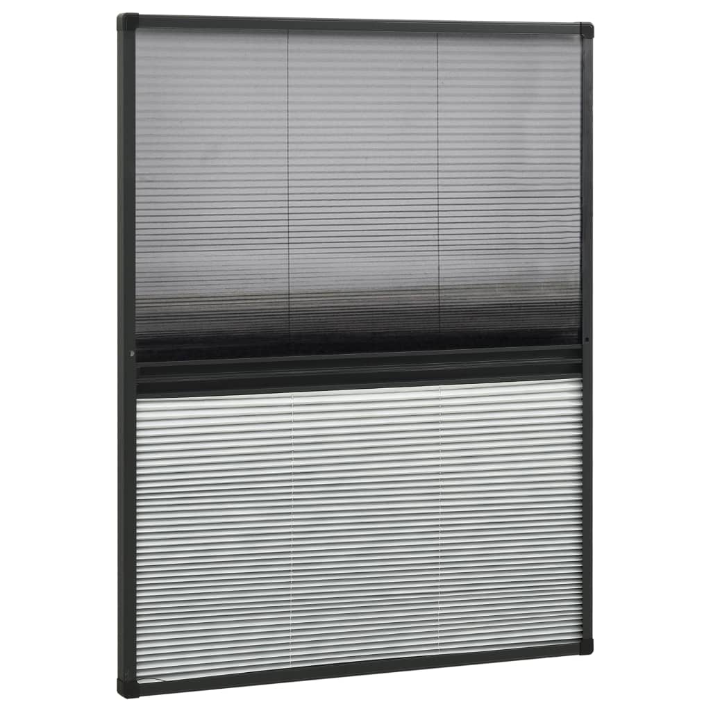 Plisse Insect Screen For Windows Aluminium 80X100Cm With Shade