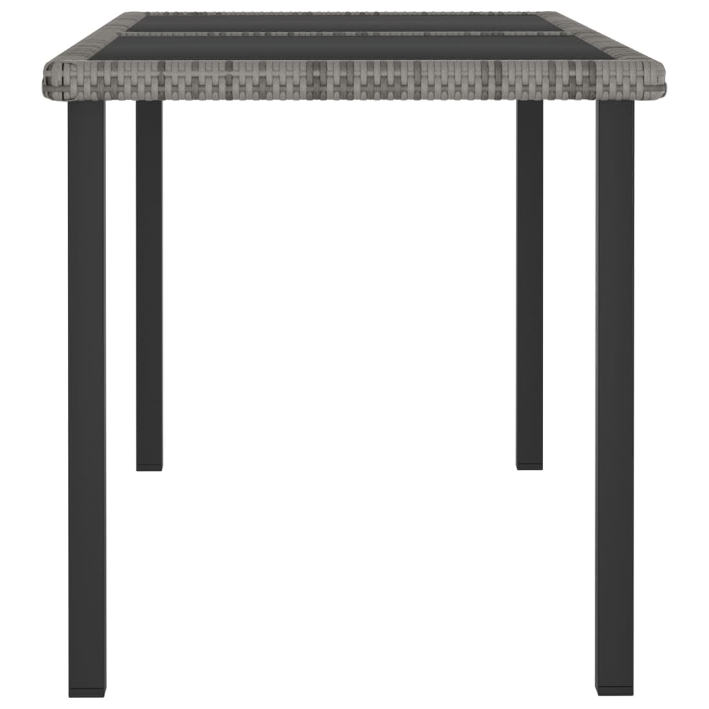 Garden Dining Table Poly Rattan