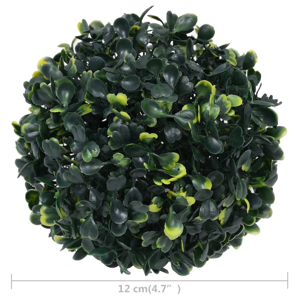 Artificial Boxwood Balls 4 Pcs