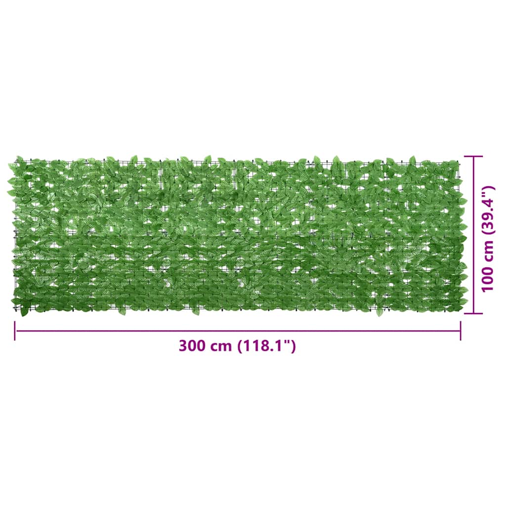 Balcony Screen With Leaves