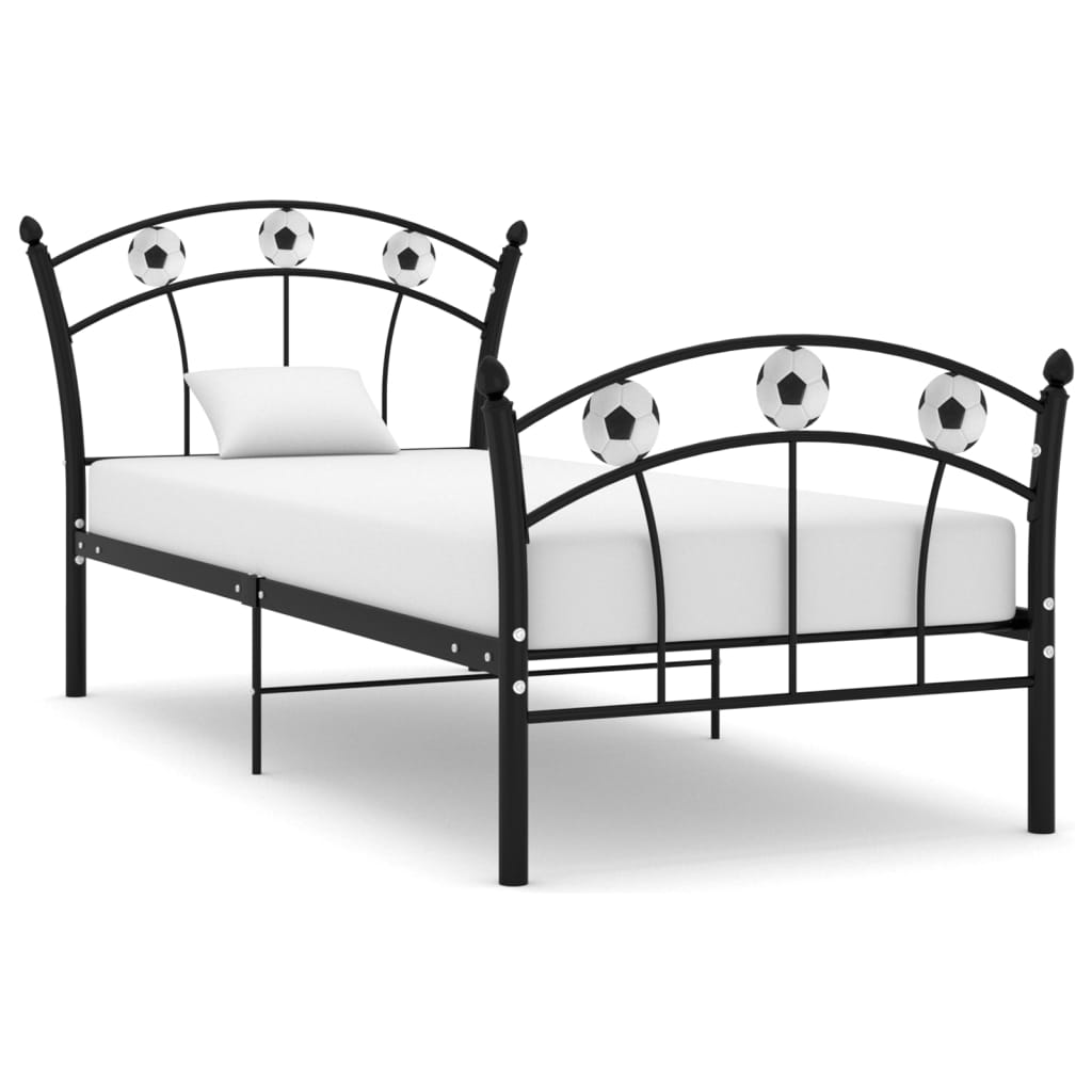 Bed Frame Without Mattress Metal 90X200 Cm