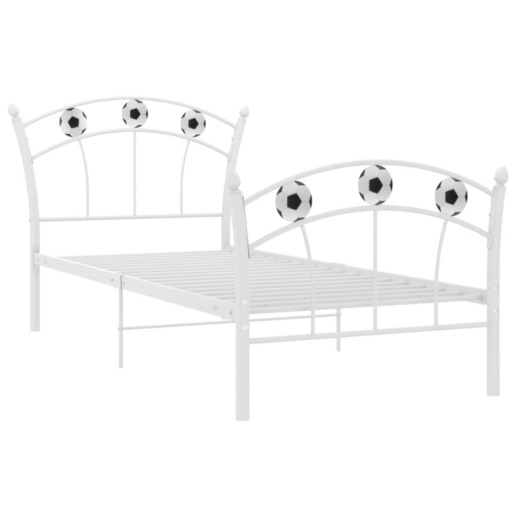 Bed Frame Without Mattress Metal 90X200 Cm