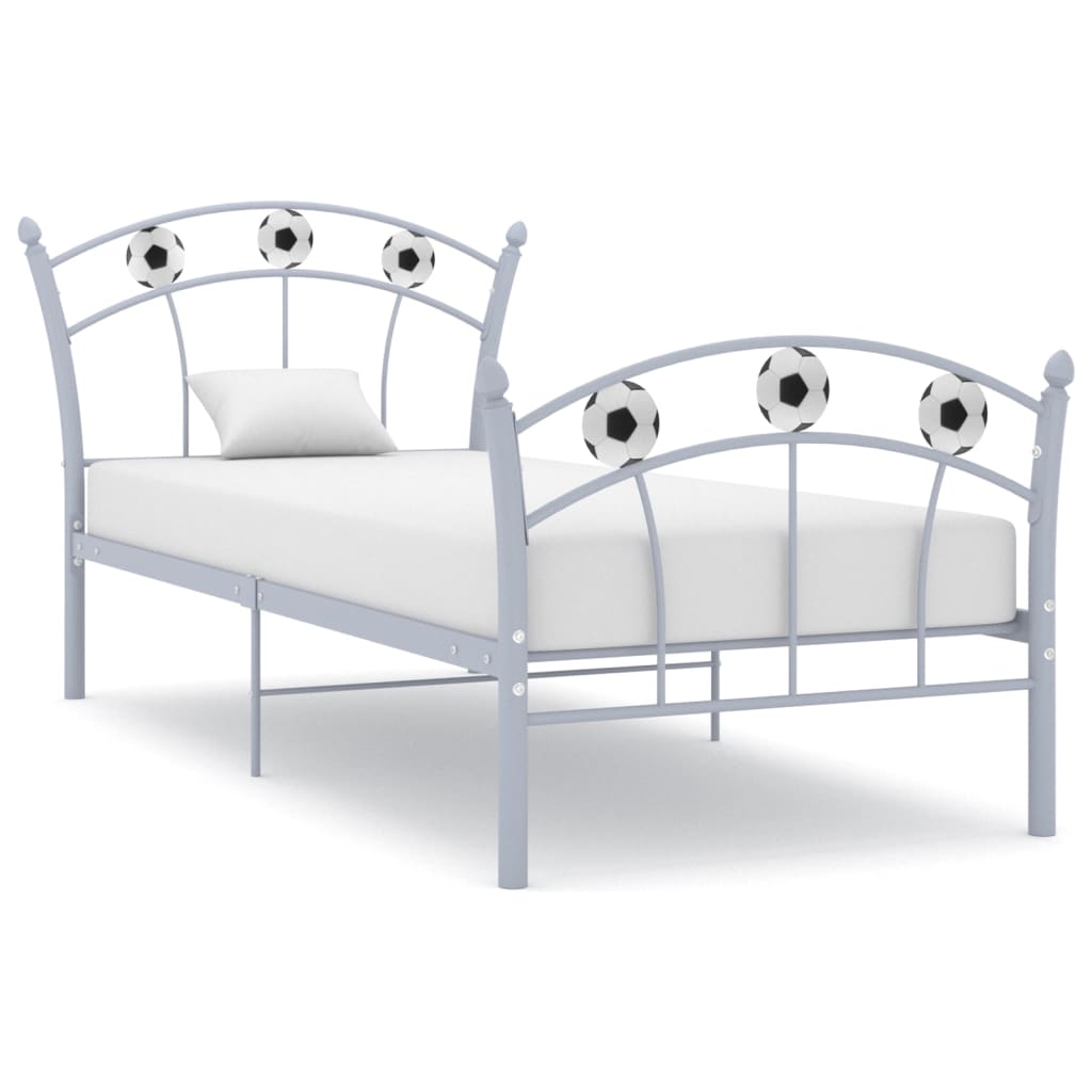 Bed Frame Without Mattress Metal 90X200 Cm