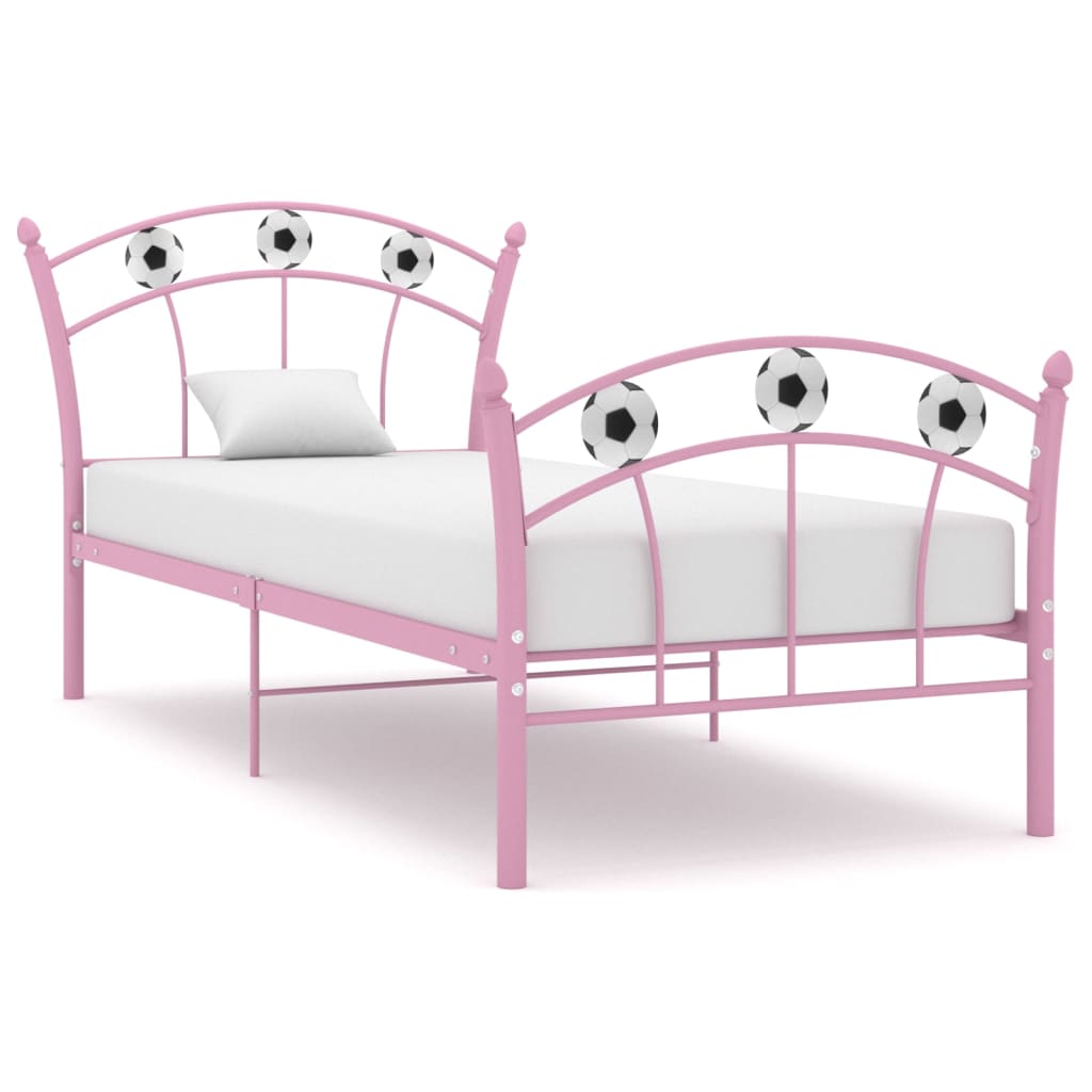 Bed Frame Without Mattress Metal 90X200 Cm