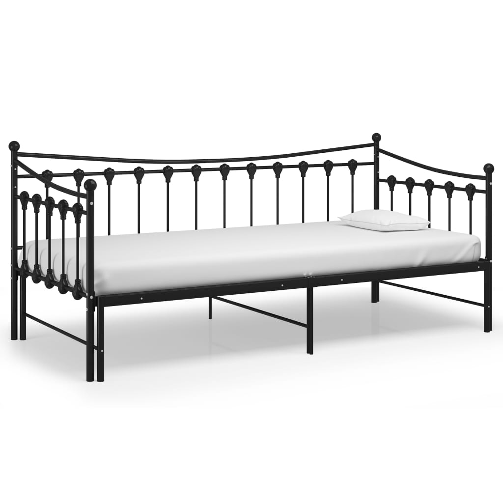 Pull-Out Sofa Bed Frame Without Mattress Metal 90X200 Cm