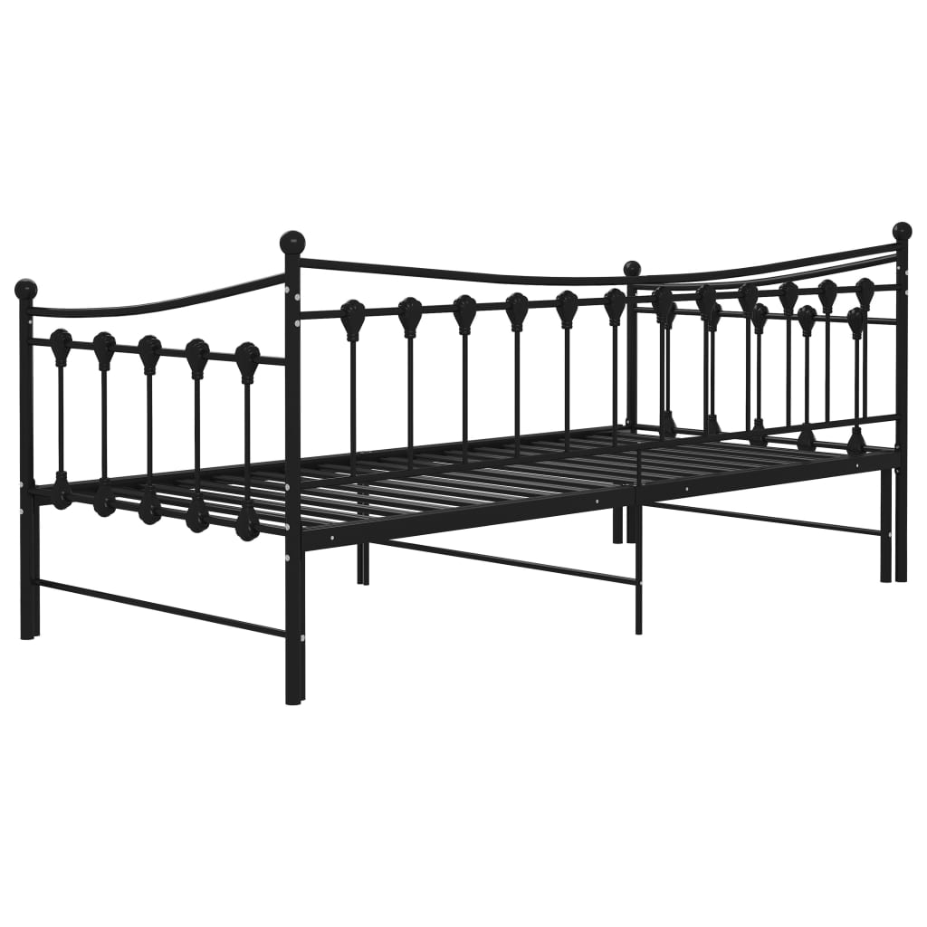 Pull-Out Sofa Bed Frame Without Mattress Metal 90X200 Cm