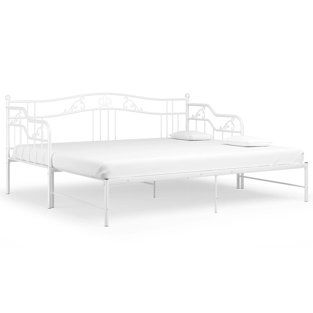 Pull-Out Sofa Bed Frame Without Mattress Metal 90X200 Cm