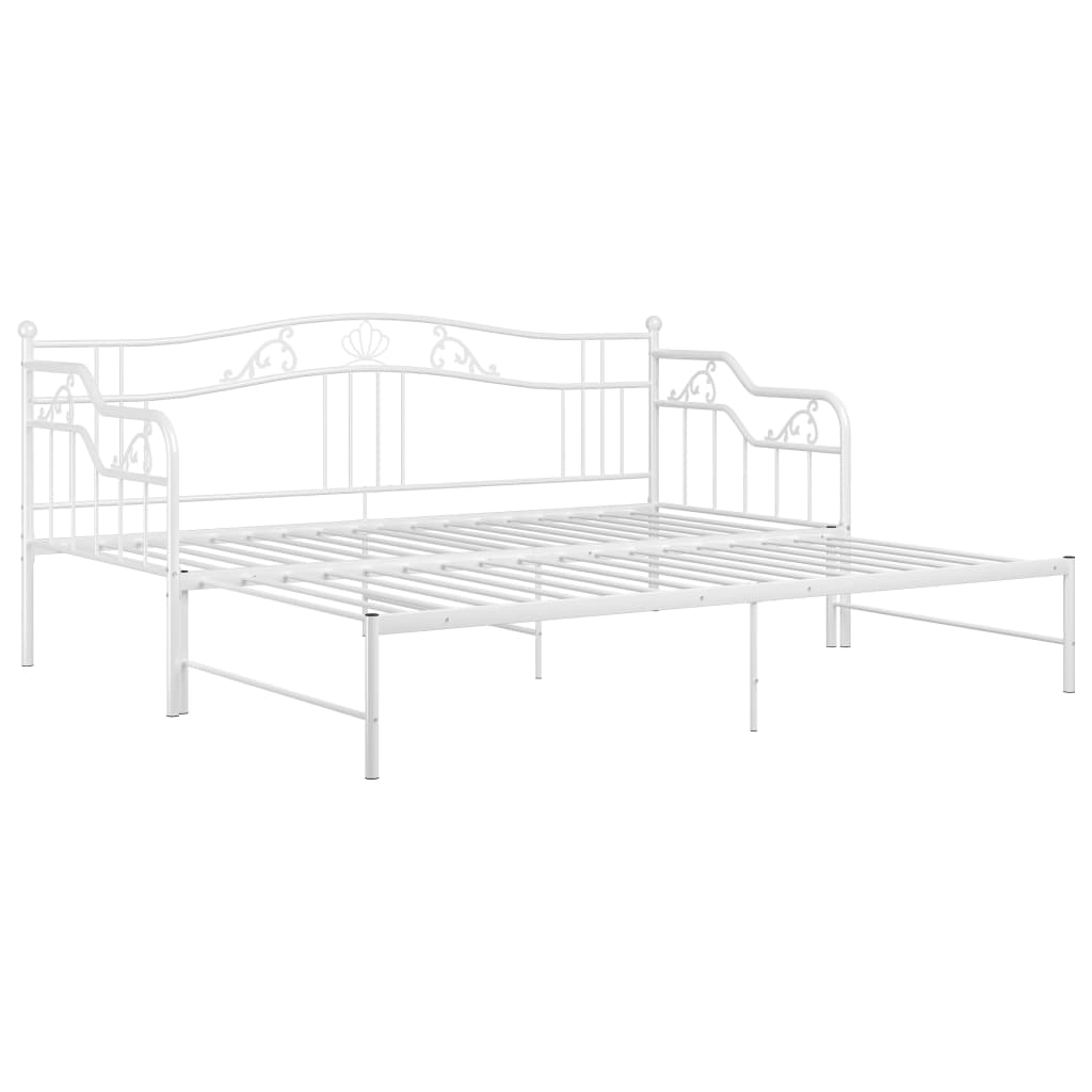 Pull-Out Sofa Bed Frame Without Mattress Metal 90X200 Cm