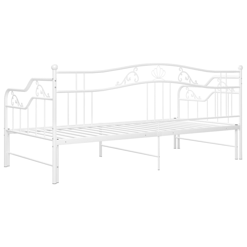 Pull-Out Sofa Bed Frame Without Mattress Metal 90X200 Cm