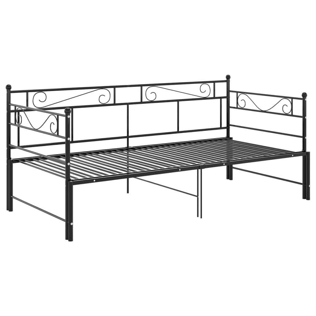 Pull-Out Sofa Bed Frame Without Mattress Metal 90X200 Cm