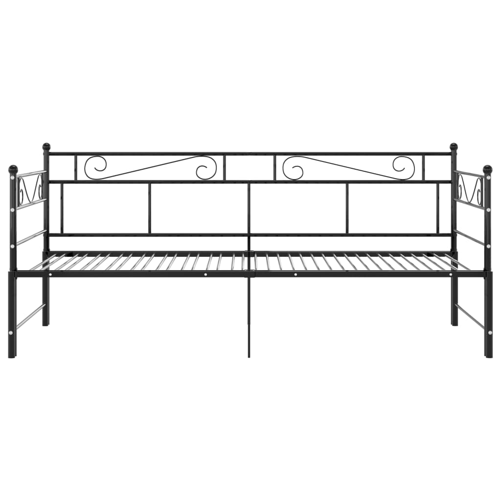 Pull-Out Sofa Bed Frame Without Mattress Metal 90X200 Cm