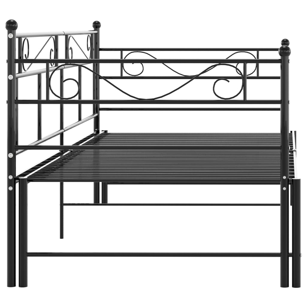 Pull-Out Sofa Bed Frame Without Mattress Metal 90X200 Cm