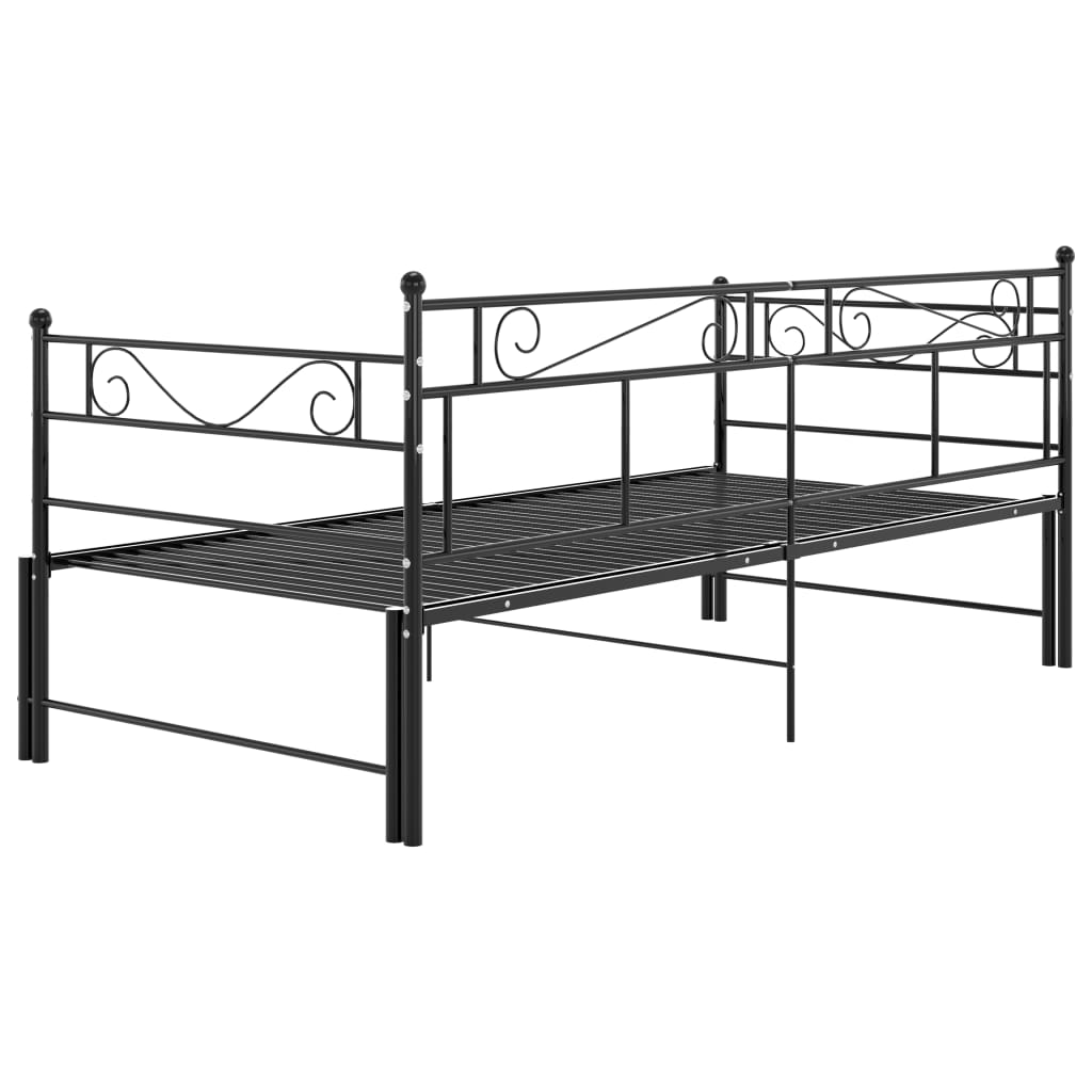 Pull-Out Sofa Bed Frame Without Mattress Metal 90X200 Cm