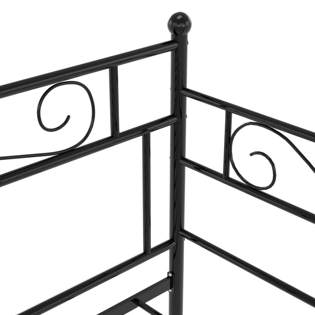 Pull-Out Sofa Bed Frame Without Mattress Metal 90X200 Cm