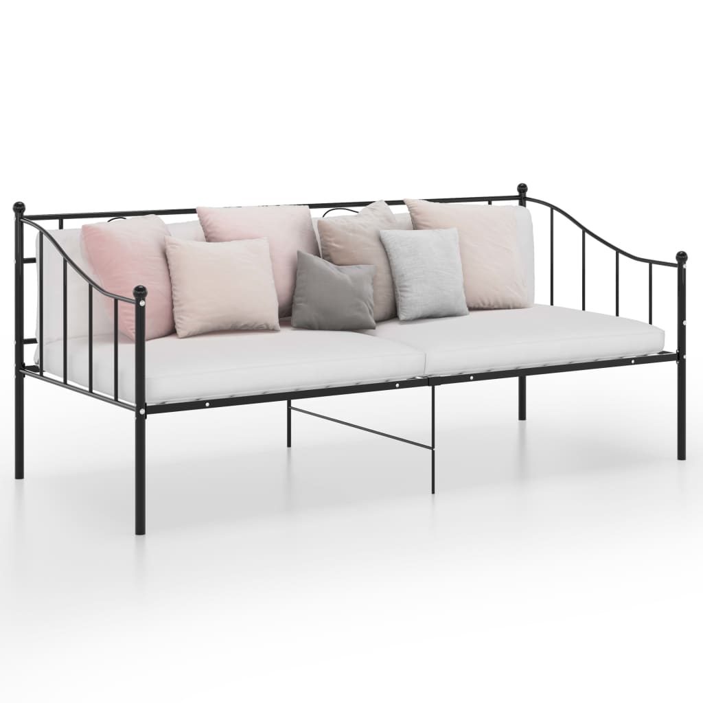 Sofa Bed Frame Without Mattress Metal 90X200 Cm