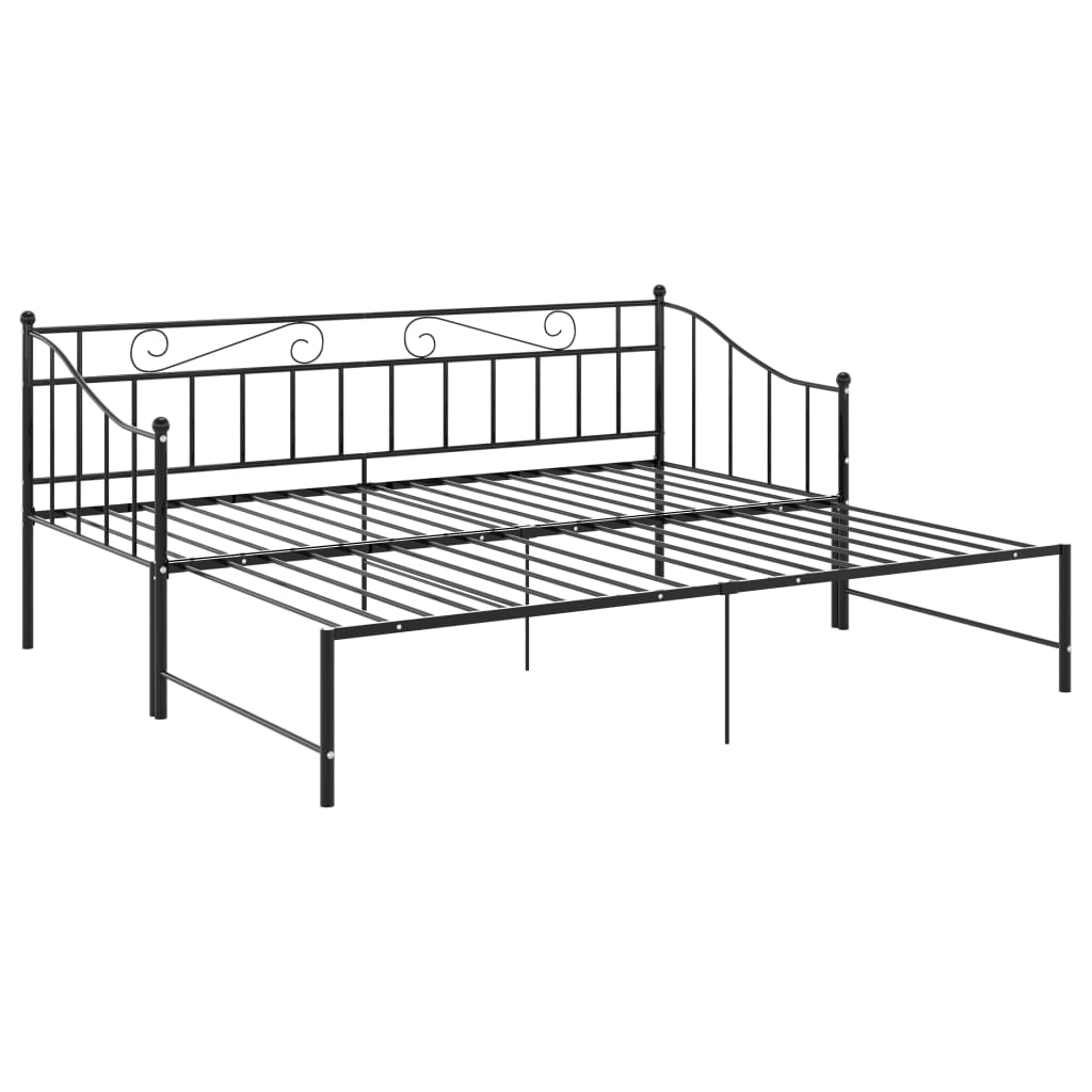 Pull-Out Sofa Bed Frame Without Mattress Metal 90X200 Cm