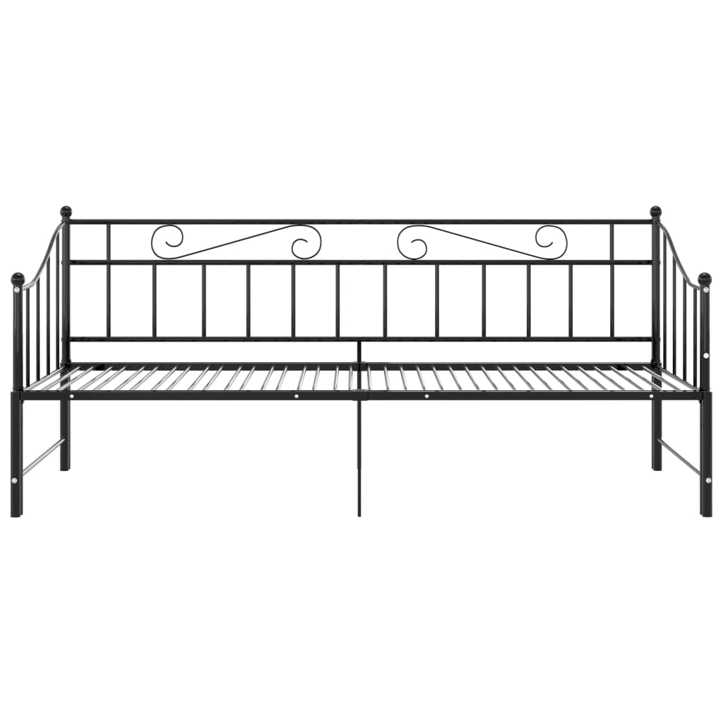 Pull-Out Sofa Bed Frame Without Mattress Metal 90X200 Cm