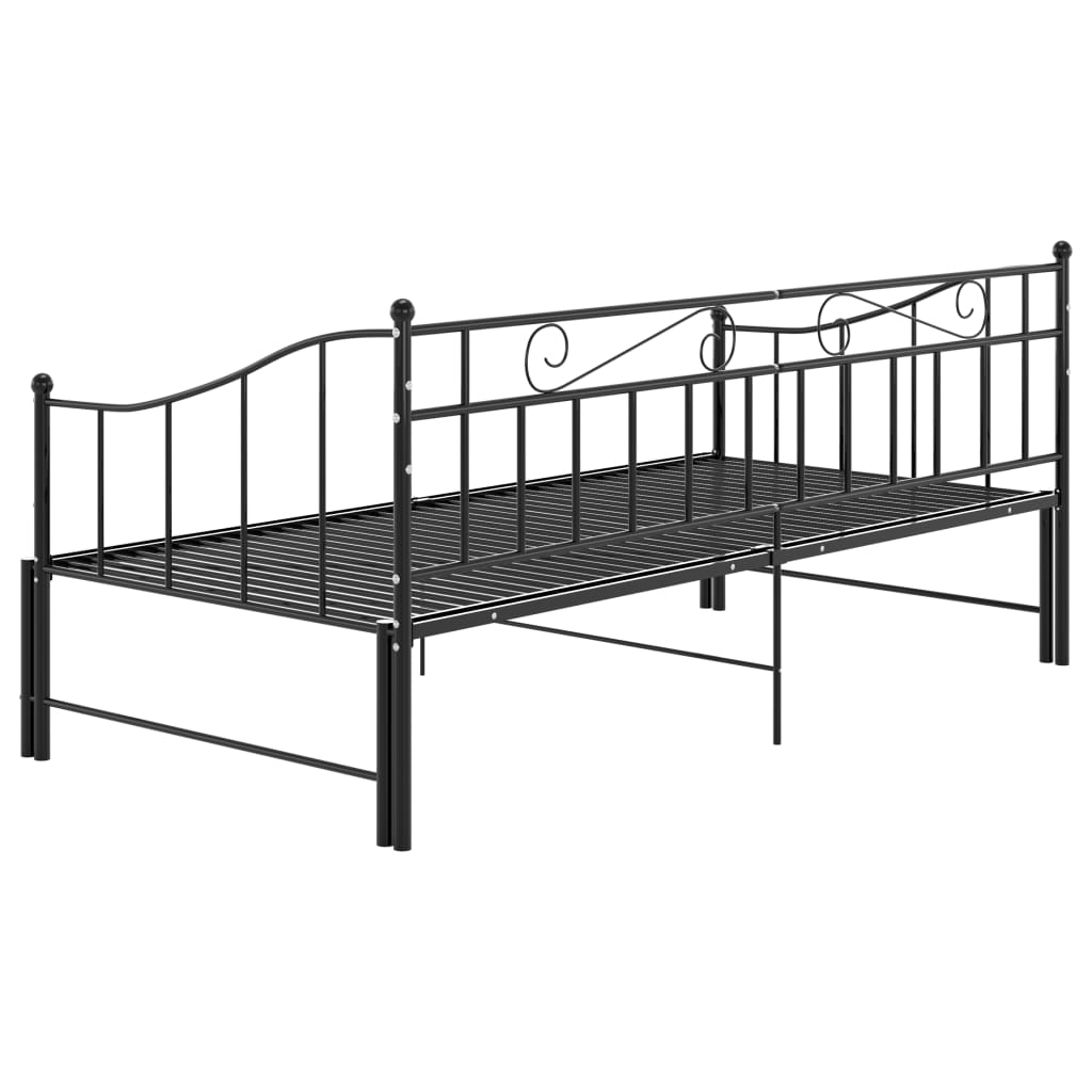 Pull-Out Sofa Bed Frame Without Mattress Metal 90X200 Cm