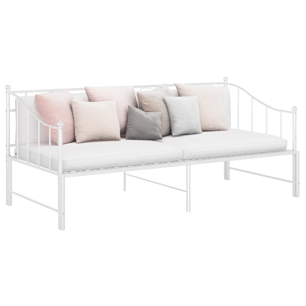 Pull-Out Sofa Bed Frame Without Mattress Metal 90X200 Cm