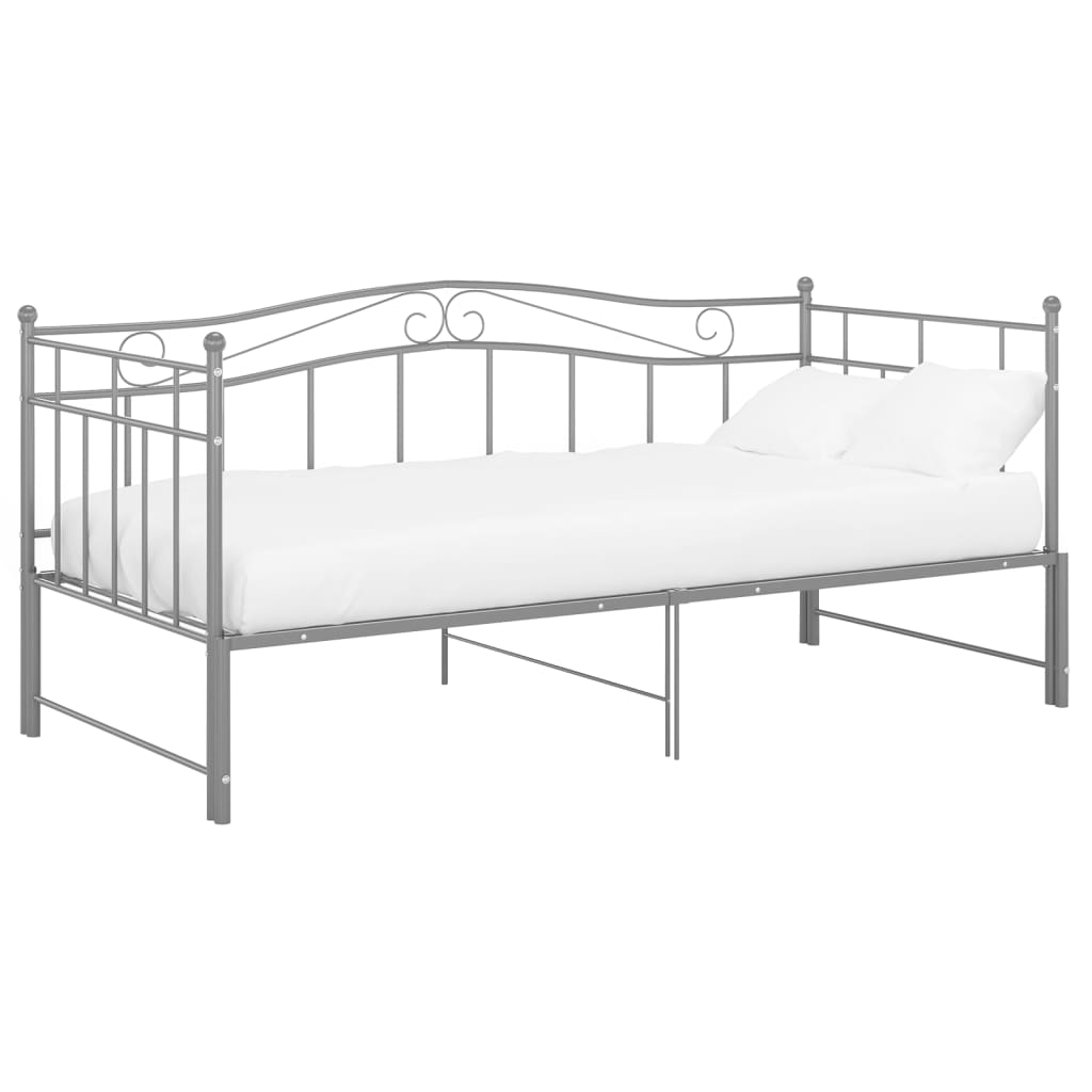Pull-Out Sofa Bed Frame Without Mattress Metal 90X200 Cm