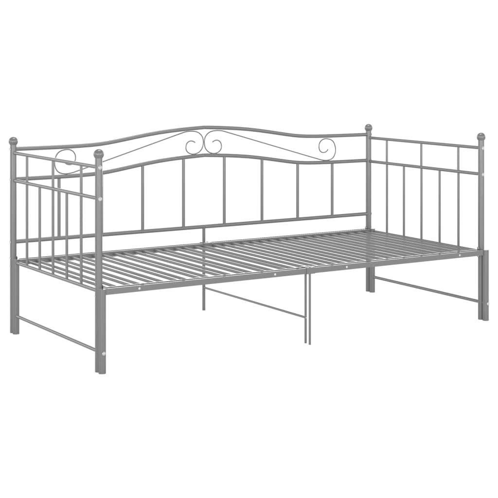 Pull-Out Sofa Bed Frame Without Mattress Metal 90X200 Cm