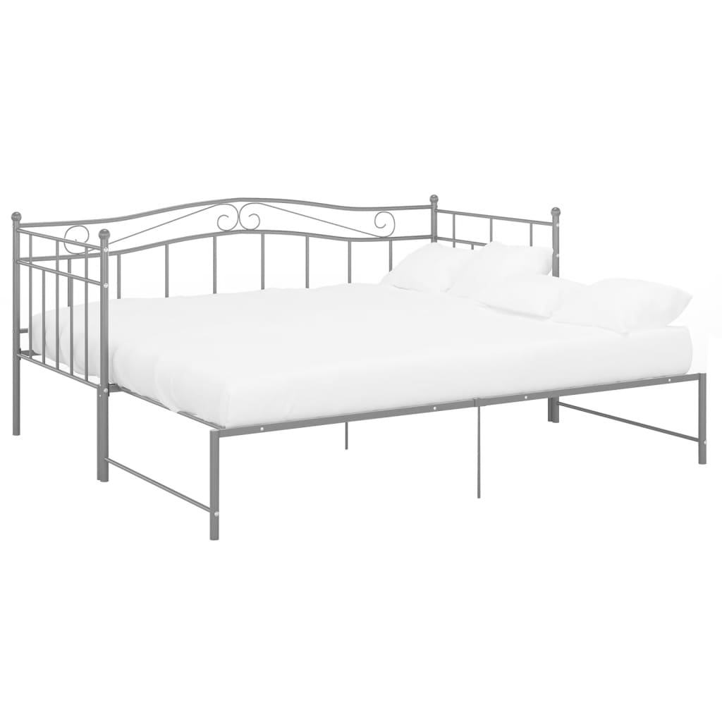 Pull-Out Sofa Bed Frame Without Mattress Metal 90X200 Cm