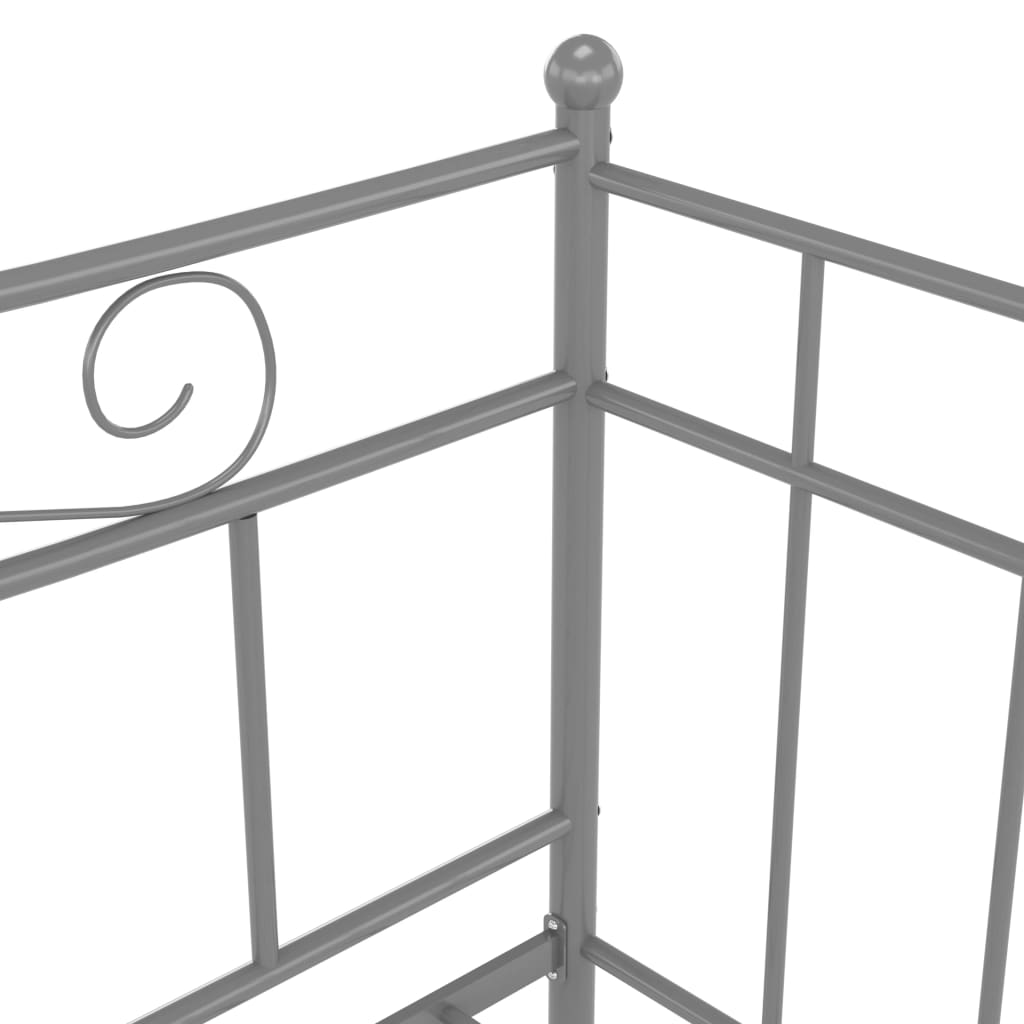 Pull-Out Sofa Bed Frame Without Mattress Metal 90X200 Cm