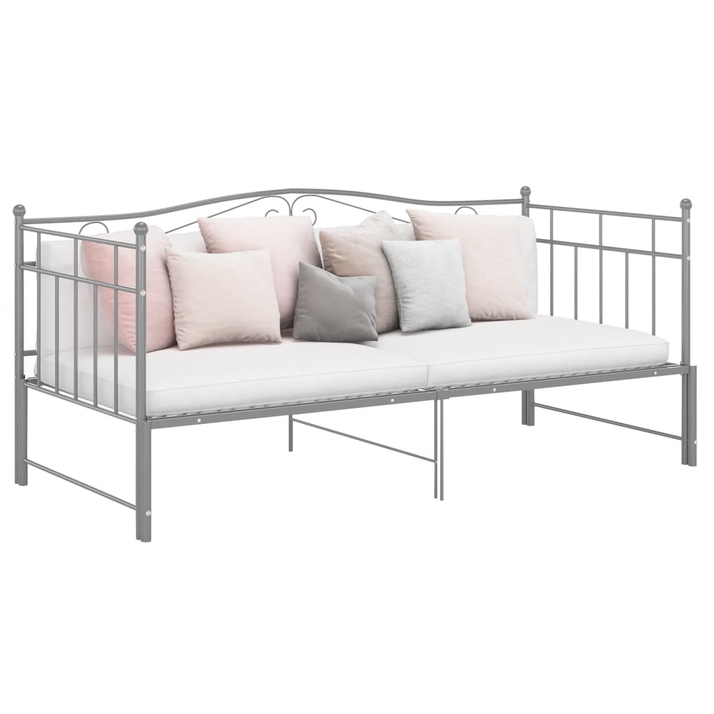 Pull-Out Sofa Bed Frame Without Mattress Metal 90X200 Cm