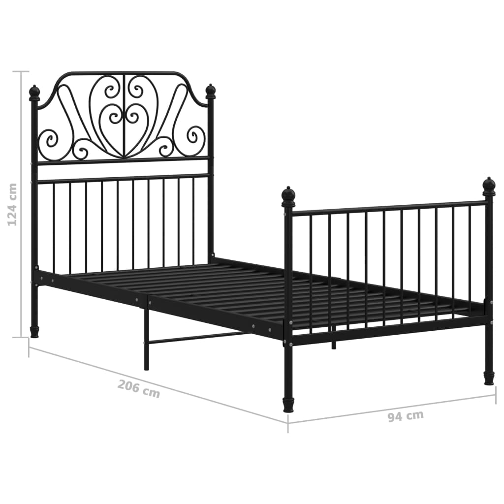 Bed Frame Without Mattress Metal