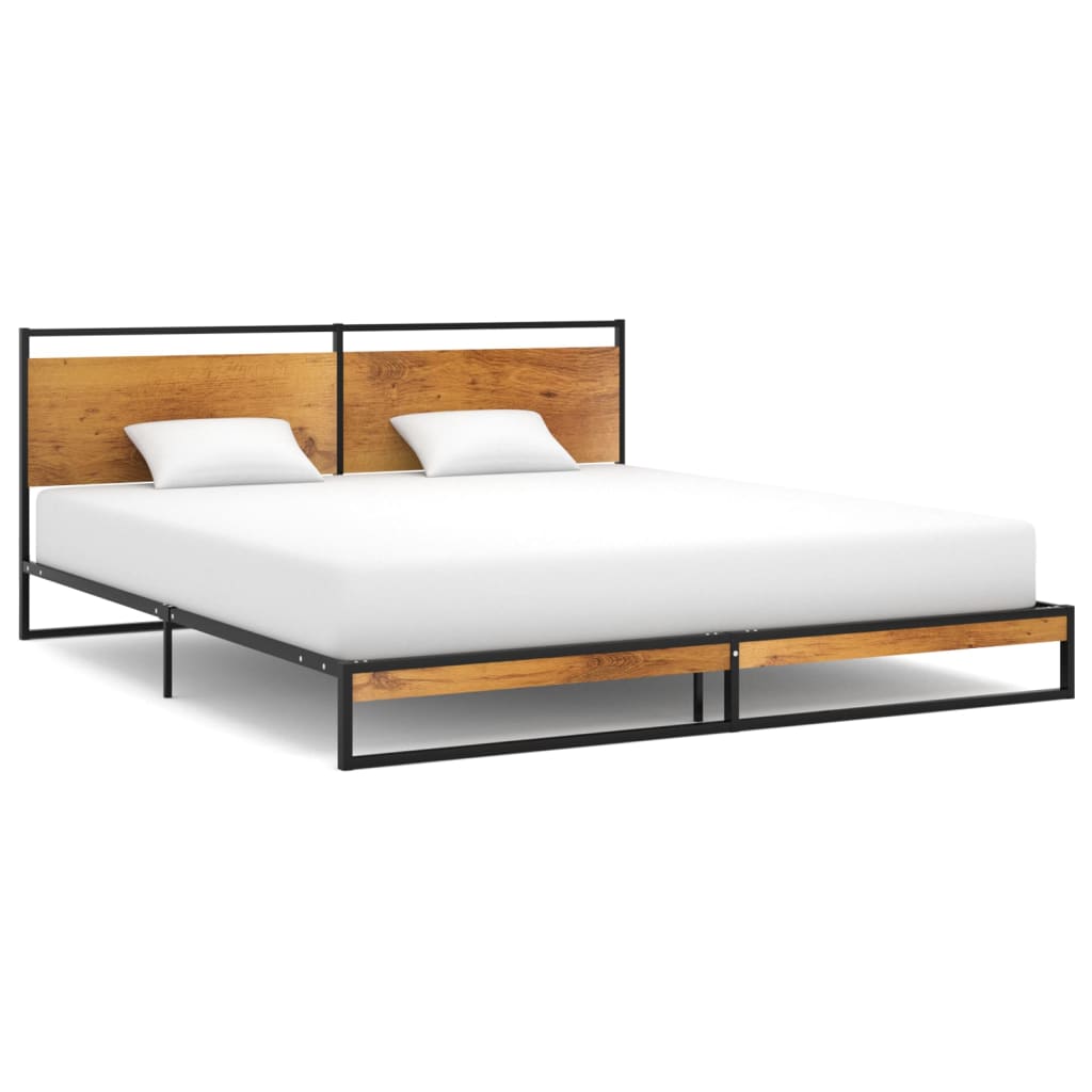 Bed Frame Without Mattress Metal Super King