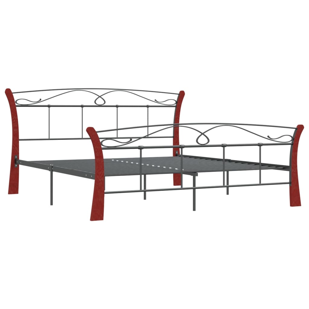 Bed Frame Without Mattress Black Metal