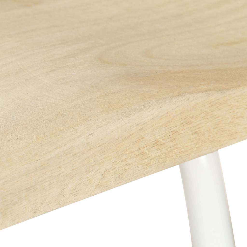 Bar Stools 2 Pcs Solid Mango Wood