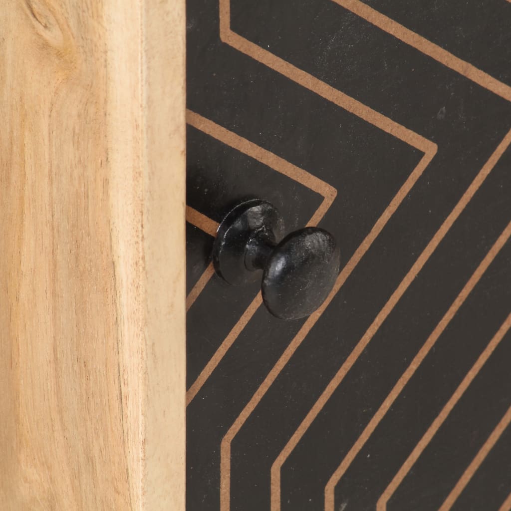 Bedside Cabinet 40X30X50 Cm Solid Acacia Wood