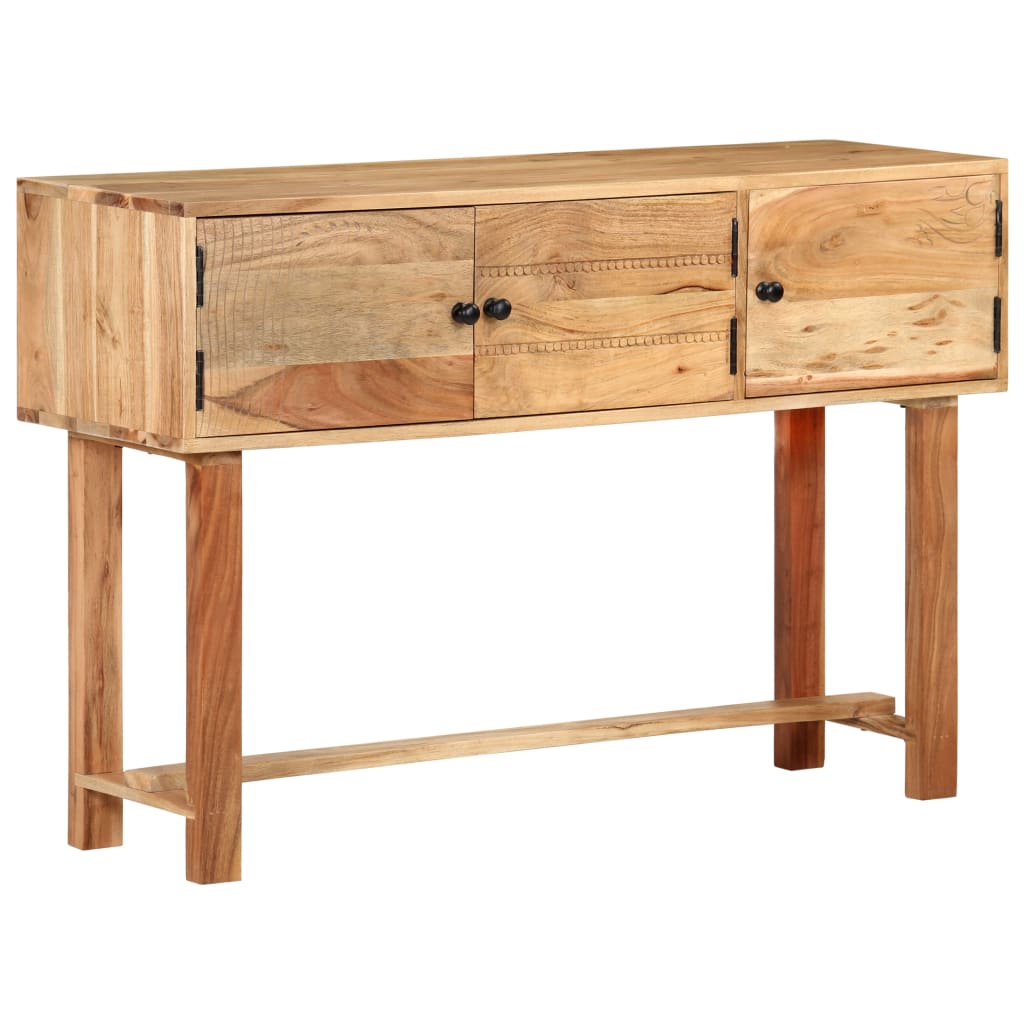 Sideboard 115X35X75 Cm Solid Acacia Wood