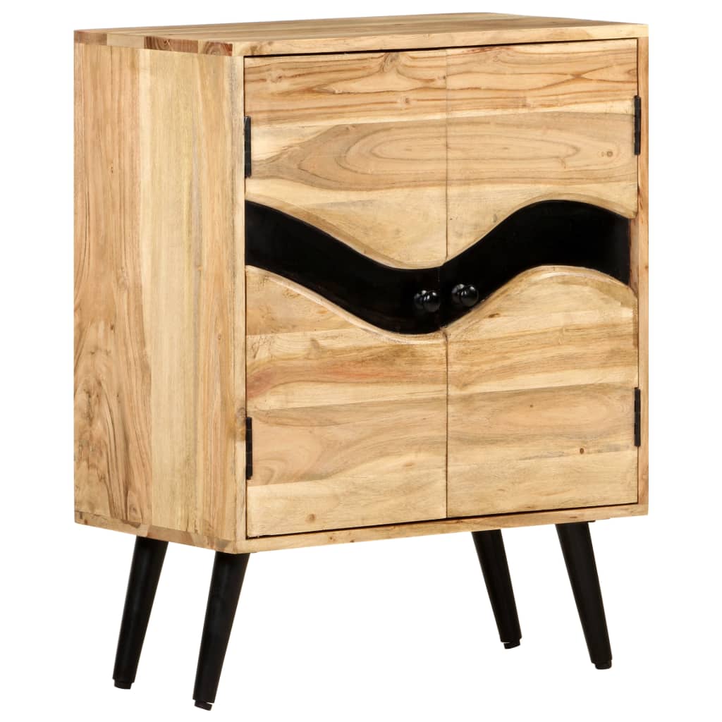Sideboard 57X34X75 Cm Solid Acacia Wood