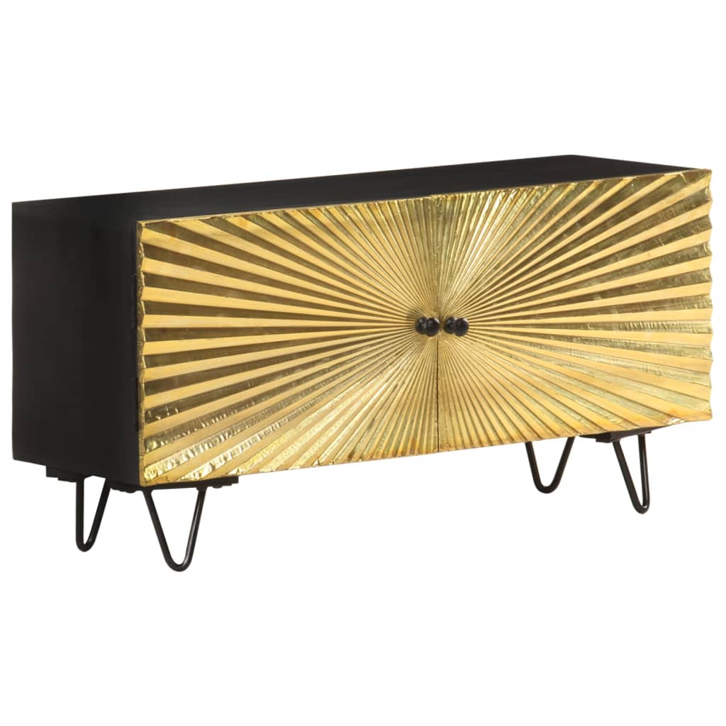 Tv Cabinet 90X30X45 Cm Solid Mango Wood