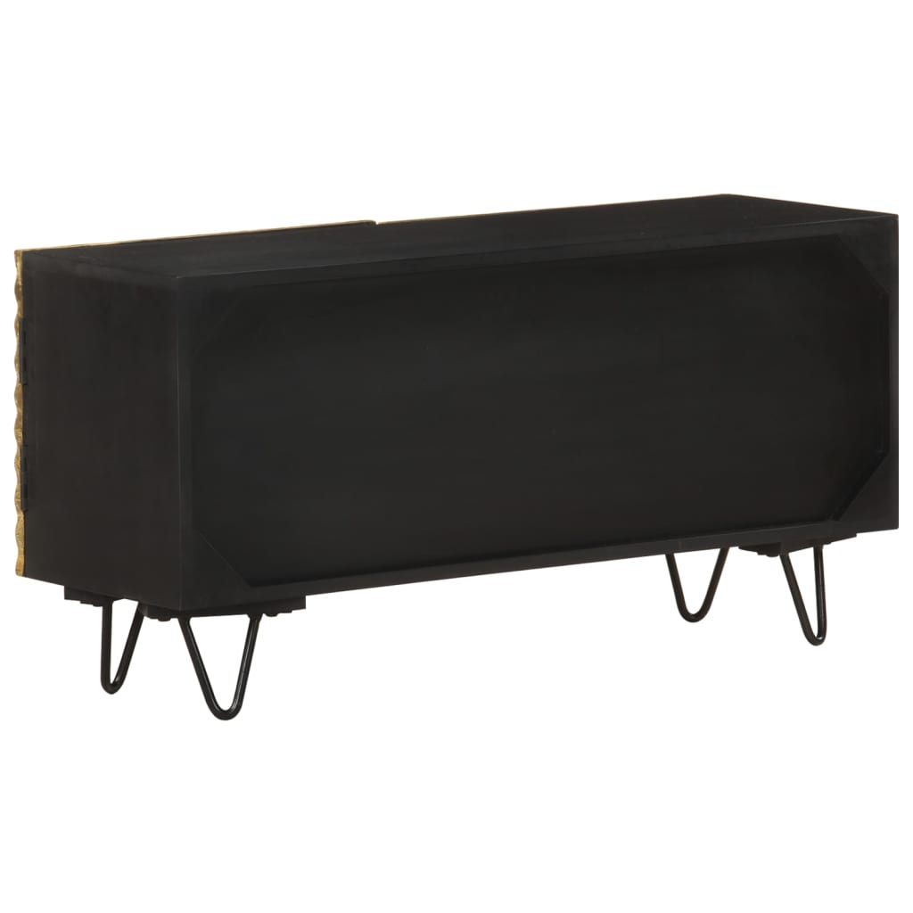 Tv Cabinet 90X30X45 Cm Solid Mango Wood