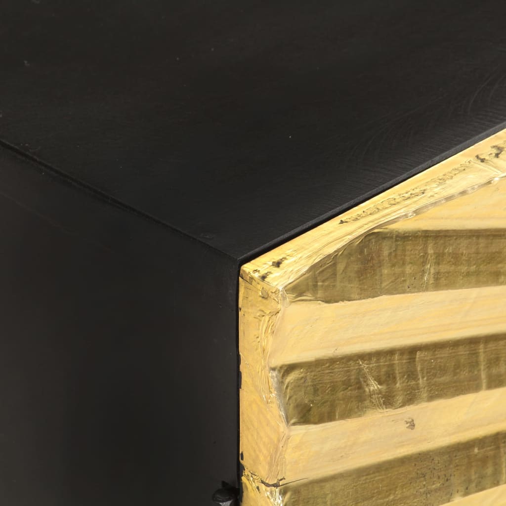 Tv Cabinet 90X30X45 Cm Solid Mango Wood