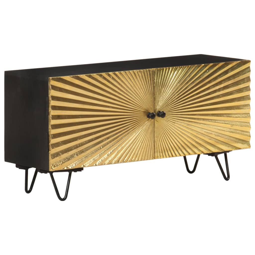 Tv Cabinet 90X30X45 Cm Solid Mango Wood