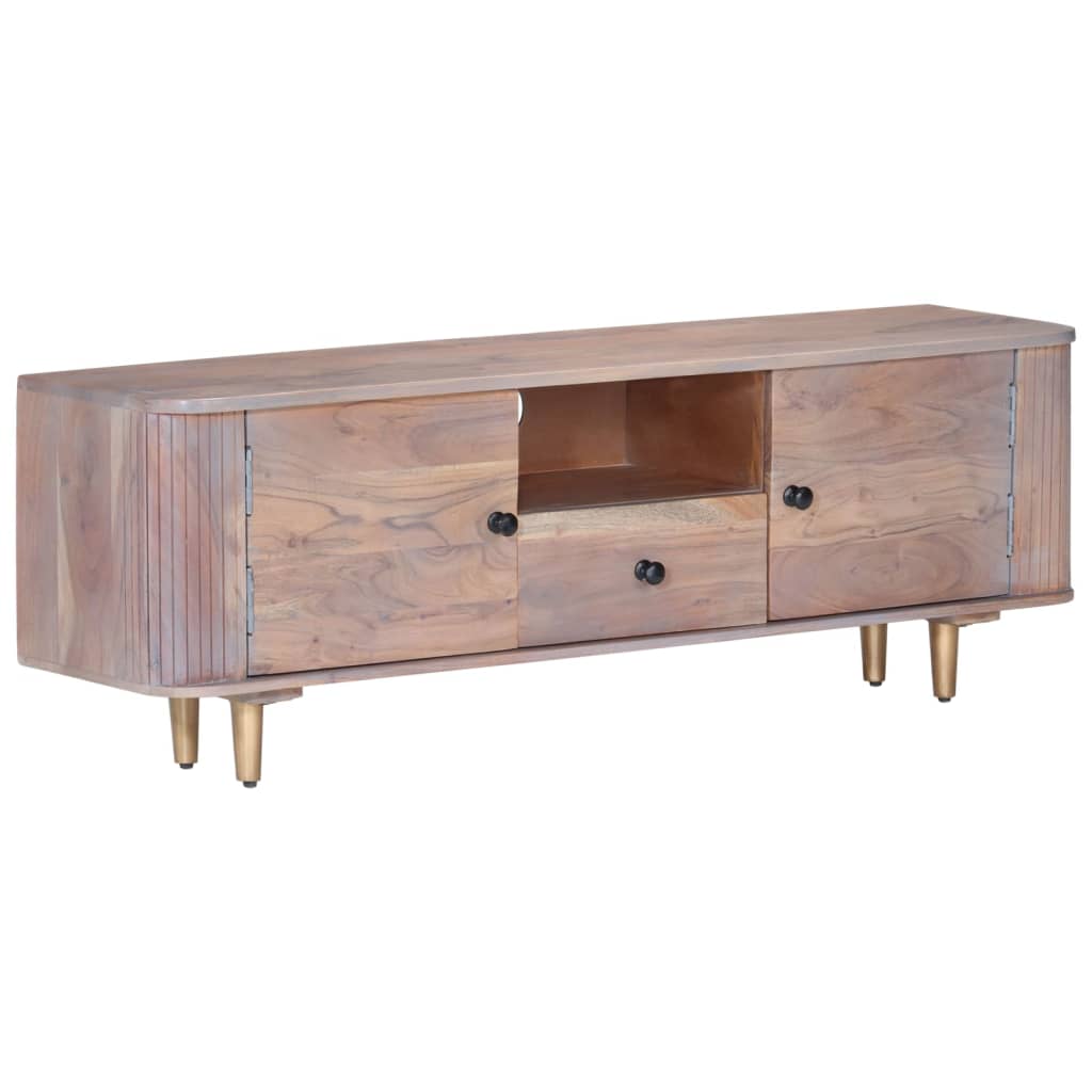Tv Cabinet 118X30X40 Cm Solid Acacia Wood