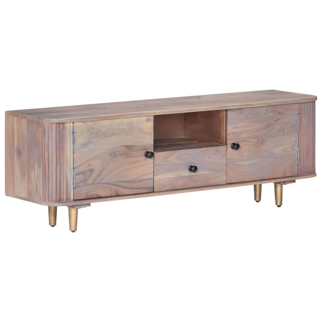 Tv Cabinet 118X30X40 Cm Solid Acacia Wood