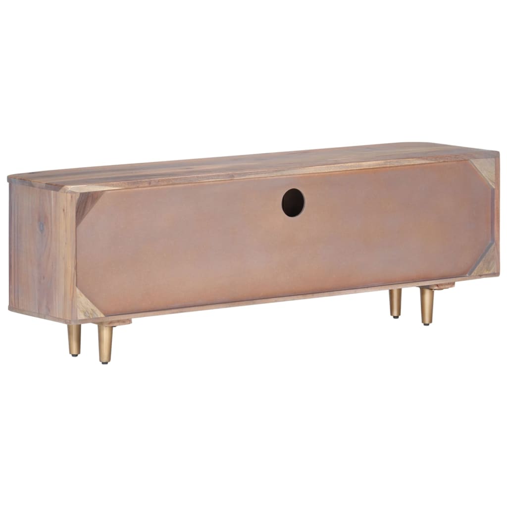 Tv Cabinet 118X30X40 Cm Solid Acacia Wood