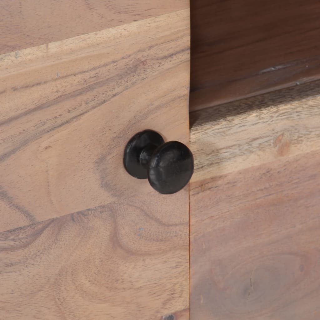 Tv Cabinet 118X30X40 Cm Solid Acacia Wood