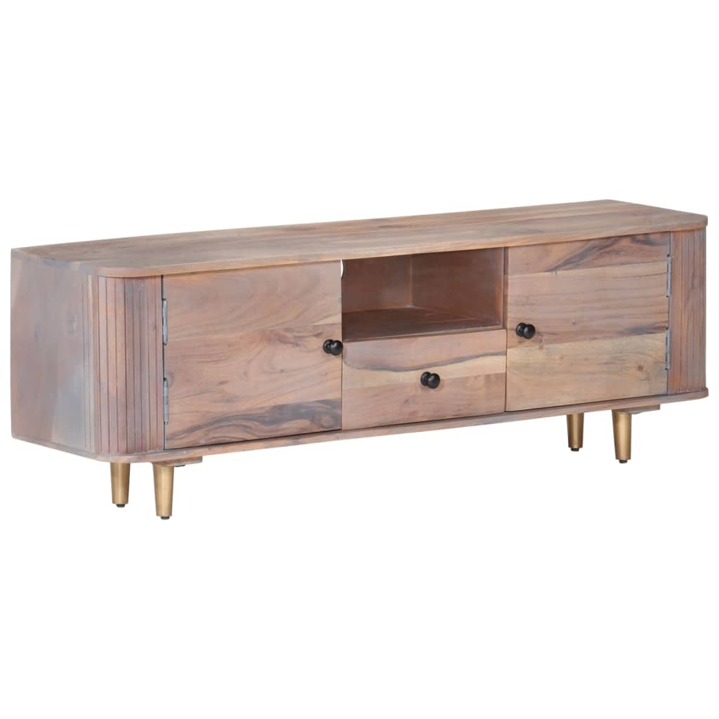 Tv Cabinet 118X30X40 Cm Solid Acacia Wood