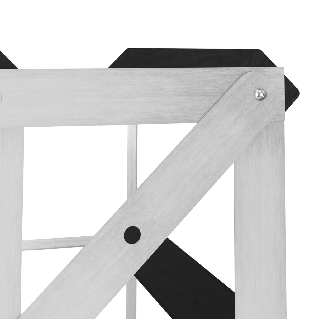 Wine Rack For 20 Bottles Black Solid Pine Wood