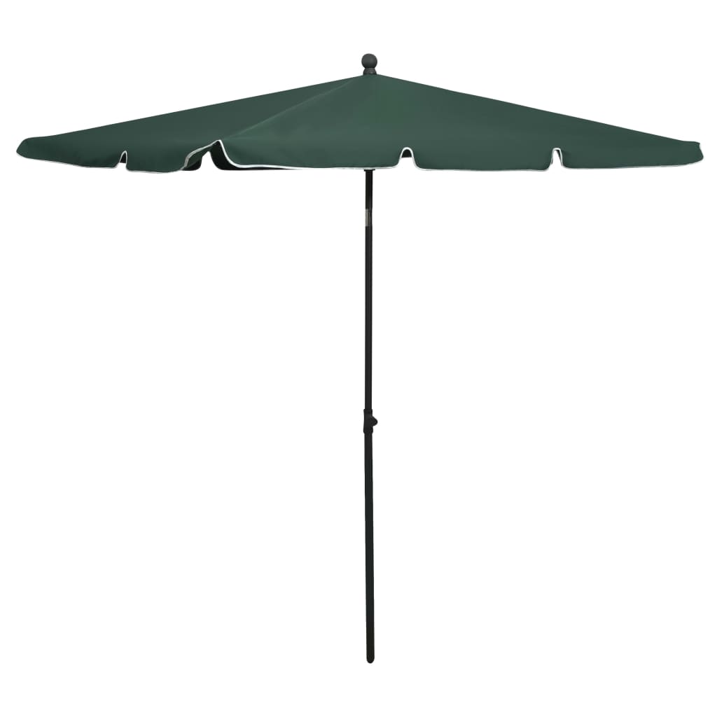 Garden Parasol With Pole 210X140 Cm