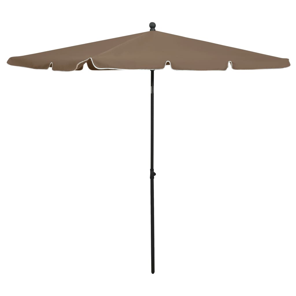 Garden Parasol With Pole 210X140 Cm
