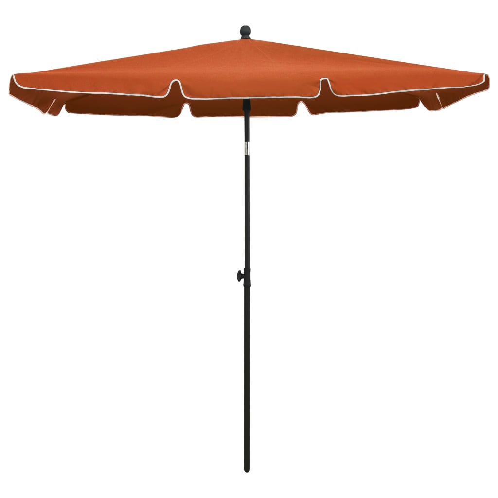 Garden Parasol With Pole 210X140 Cm