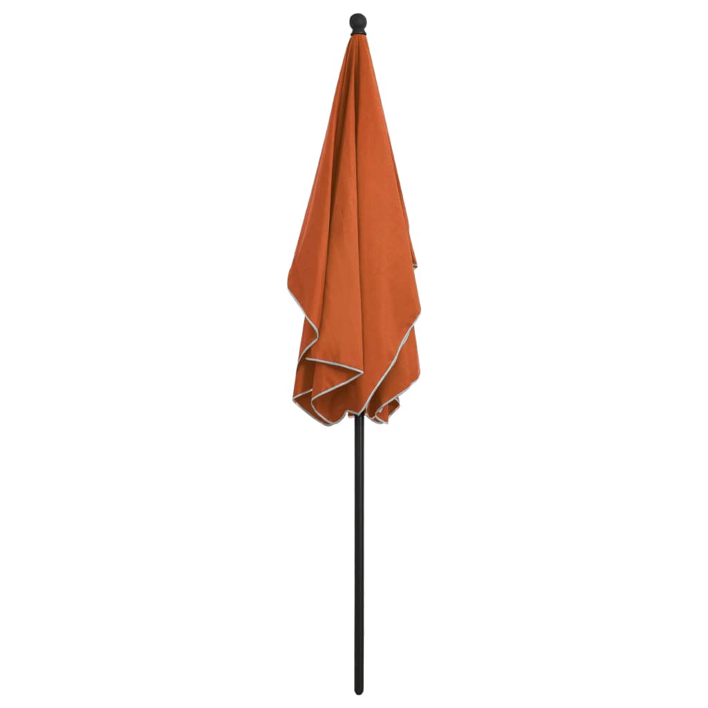 Garden Parasol With Pole 210X140 Cm
